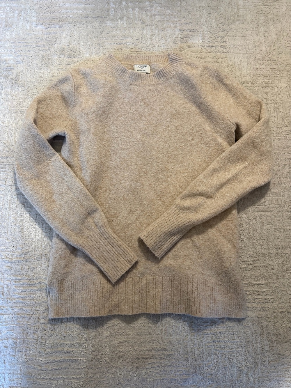 J. Crew Women's Crewneck Sweater in Beige